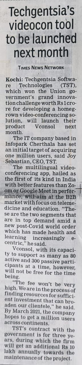 Techgentsia's videocon tool to be launched next month